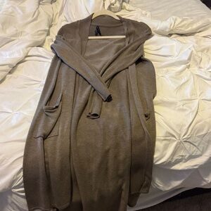 H by Halston Gray Knit Sweater